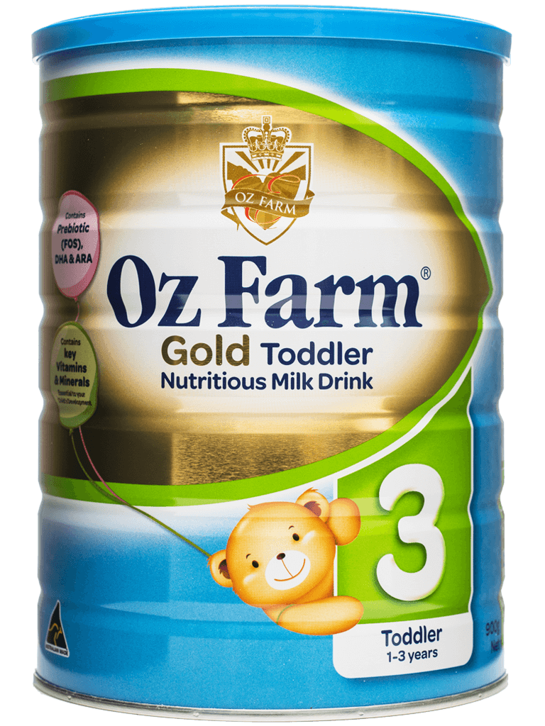 OZ Farm Gold Toddler Formula 900g (Boxed, 6 Cans, 900g Each)